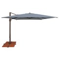 Cerrar SimplyShade Bali Pro 10 ft. Square Starlight Sunbrella Cantilever with Cross Base Cast Ocean CE2650452